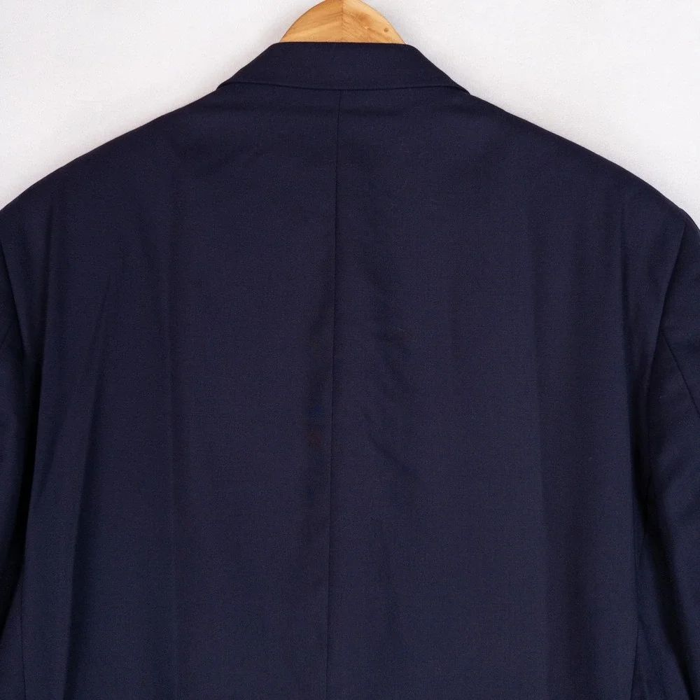 Ralph Lauren Mens Blazer 41R Navy Blue Wool 2 Button Double Vent Suit Jacket